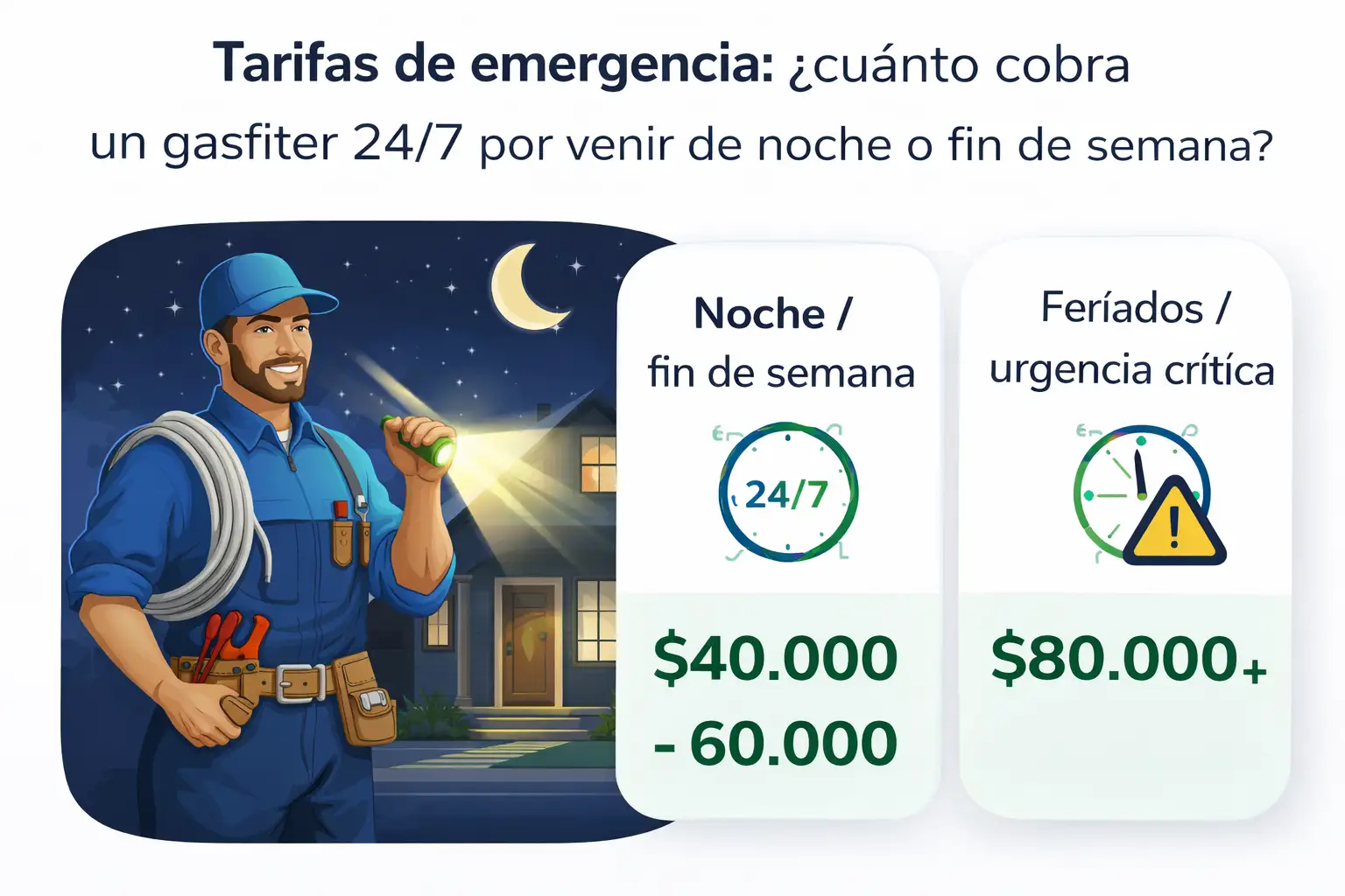 Cuánto cuesta un servicio de fontanero urgente en Santiago